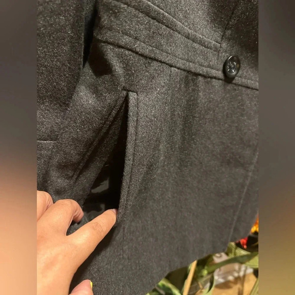 Michael Kors gray wool blend jacket/coat women’s size XL - Picture 11 of 16